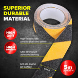 Handy Hardware 12PCE Hazard Tape High Visibility & Grip Waterproof 5m x 50mm