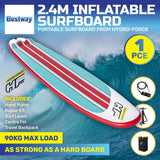 Bestway 2.4m Surfboard Inflatable Essentials Included Innovative Technology