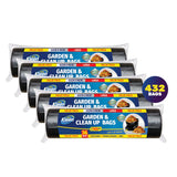 Xtra Kleen 432PCE 56L Garbage Bin Liners Large Tear & Leak Proof 63 x 90cm