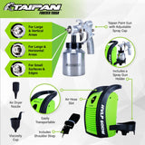 Taipan&reg; 1000ml Paint Spray Gun Various Spray Patterns 600W Powerful Motor