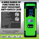 Taipan&reg; 20m Digital Laser Distance Measuring Device Multiple Functions