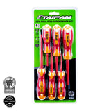 Taipan&reg; 6PCE VDE Insulated Screwdriver Set 1000V Safe Premium Quality