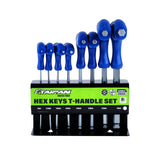 Taipan&reg; 8PCE T-Handle Set Double Ended Hex Keys Premium Quality Steel