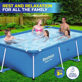 Bestway 2.6m x 1.7m Above Ground Pool High Gauge PVC Construction 2300 Litre