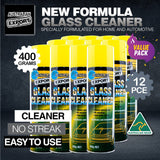 Australian Export 12PCE Glass Cleaner Streak Free Window Mirror Home Car 400gm