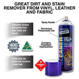 Australian Export 12PCE Carpet Upholstery Fabric Vinyl Cleaner Dirt Stains 400gm