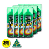 Australian Export 12PCE FAST ACTING Fly/Insect Spray FRAGRANCE FREE 200gm