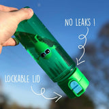 Green Leaj Proof Flip and Clip Water Bottle