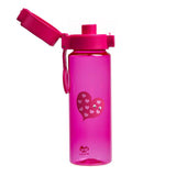 Pink Leak Proof Flip and Clip Water Bottle