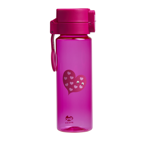 Pink Leak Proof Flip and Clip Water Bottle