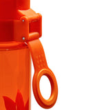 Orange Leak Proof Flip and Clip Water Bottle