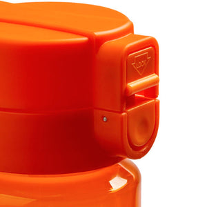 Orange Leak Proof Flip and Clip Water Bottle