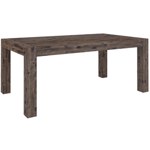 Catmint Dining Table 180cm 6 Seater Solid Acacia Timber Wood - Stone Grey