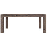 Catmint Dining Table 210cm 8 Seater Solid Acacia Timber Wood - Stone Grey