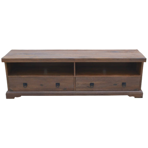 Florence  ETU Entertainment TV Unit 180cm 2 Drawer Solid Mango Timber Wood