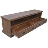 Florence  ETU Entertainment TV Unit 180cm 2 Drawer Solid Mango Timber Wood