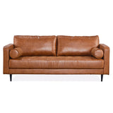 Chelsea 3 Seater Sofa Fabric Uplholstered Lounge Couch Light Brown