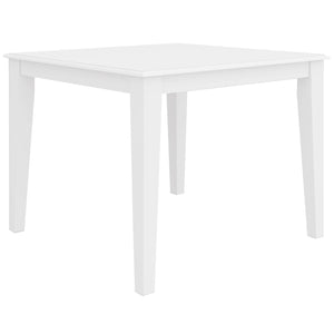 Daisy Dining Table 100cm Solid Acacia Timber Wood Hampton Furniture - White