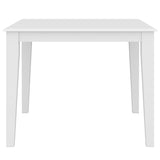 Daisy Dining Table 100cm Solid Acacia Timber Wood Hampton Furniture - White