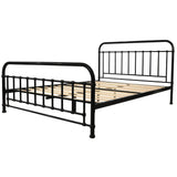 Metallica Queen Bed Size Metal Frame Platform Mattress Base - Black