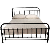 Metallica Double Bed Size Metal Frame Platform Mattress Base - Black