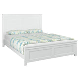 Lily Bed Frame Queen Size Timber Mattress Base With Storage Drawers - White