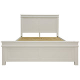 Lily 5pc King Bed Suite Bedside Dresser Bedroom Furniture Package - White