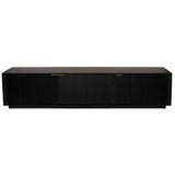 Cyrus ETU Entertainment TV Unit 200cm 3 Door Solid Mango Wood - Black