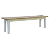 Lavasa Dining Bench Seat 170cm Mango Wood French Provincial Farmhouse Furniture