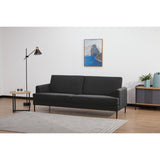 Ariya 3 Seater Sofa Fabric Uplholstered Lounge Couch - Charcoal