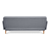 Brianna 3 + 1 + 1 Seater Sofa Fabric Uplholstered Lounge Couch - Light Grey