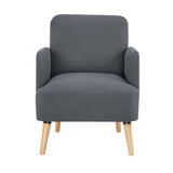 Brianna 3 + 1 Seater Sofa Fabric Uplholstered Lounge Couch - Dark Grey