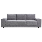 Eliana 4 + 3 Seater Sofa Fabric Uplholstered Lounge Couch - Fog