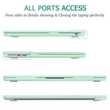 15 inch Air 2023 MacBook Air Matte Case  A2941 M2 Chip Hard Shell Case Keyboard Cover Green