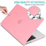 15 inch Air 2023 MacBook Air Matte Case  A2941 M2 Chip Hard Shell Case Keyboard Cover Pink