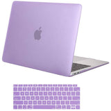 MacBook Air 13 Inch Case 2020 2019 2018, A1932, A2179, A2337 Shell Case Keyboard Cover Purple