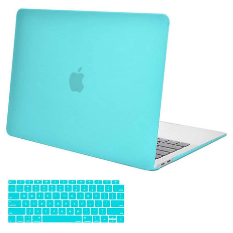 MacBook Air 13 Inch Case 2020 2019 2018, A1932, A2179, A2337 Shell Case Keyboard Cover tiffany blue