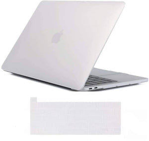 MacBook Pro 13 inch 2020 Release A2251 A2289 A2338 Matte Shell Case Keyboard Cover Touch Bar Clear