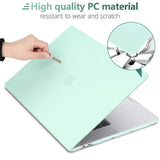 Green MacBook Pro 13 Inch Case 2016-2023 M1 M2 A2338 A2289 A2251 A2159 Hard Shell Case Keyboard Cover