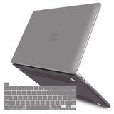 Grey MacBook Pro 13 Inch Case 2016-2023 M1 M2 A2338 A2289 A2251 A2159 Hard Shell Case Keyboard Cover