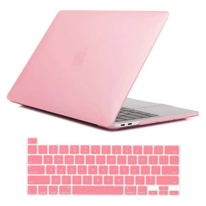 Pink MacBook Pro 13 inch 2020 A2338 A2251 A2289 Matte Shell Case Keyboard Cover Touch Bar