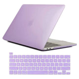 Purple MacBook Pro 13 inch 2020 A2338 A2251 A2289 Matte Shell Case Keyboard Cover Touch Bar