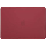 Dark Red MacBook Pro 13 inch 2020 A2338 A2251 A2289 Matte Shell Case Keyboard Cover Touch Bar