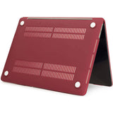 Dark Red MacBook Pro 13 inch 2020 A2338 A2251 A2289 Matte Shell Case Keyboard Cover Touch Bar