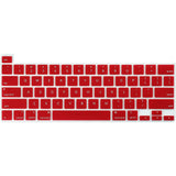 Dark Red MacBook Pro 13 inch 2020 A2338 A2251 A2289 Matte Shell Case Keyboard Cover Touch Bar