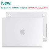 MacBook Pro 14 Max Inch Case 2023 2022 2021 M2 A2779 M1 A2442 Hardshell Case Keyboard Cover White