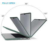 MacBook Pro 14 Max Inch Case 2023 2022 2021 M2 A2779 M1 A2442 Hardshell Case Keyboard Cover Midnight Green