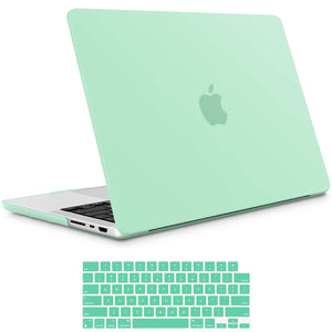 MacBook Pro 14 Max Inch Case 2023 2022 2021 M2 A2779 M1 A2442 Hardshell Case Keyboard Cover Green