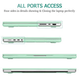 MacBook Pro 14 Max Inch Case 2023 2022 2021 M2 A2779 M1 A2442 Hardshell Case Keyboard Cover Green