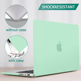 MacBook Pro 14 Max Inch Case 2023 2022 2021 M2 A2779 M1 A2442 Hardshell Case Keyboard Cover Green